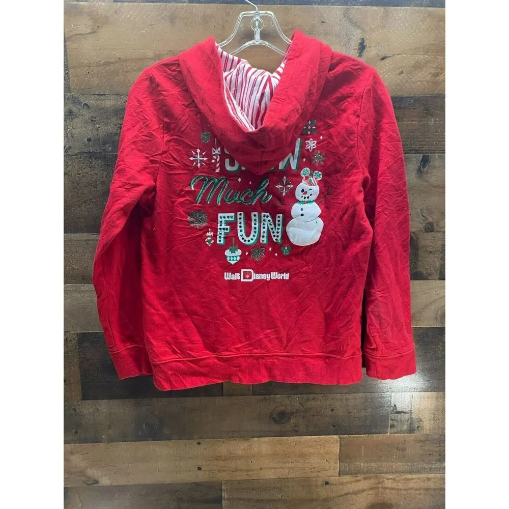 Disney‎ Youth Mickey and Minnie Mouse Zip Up Jacket Size X-Large
